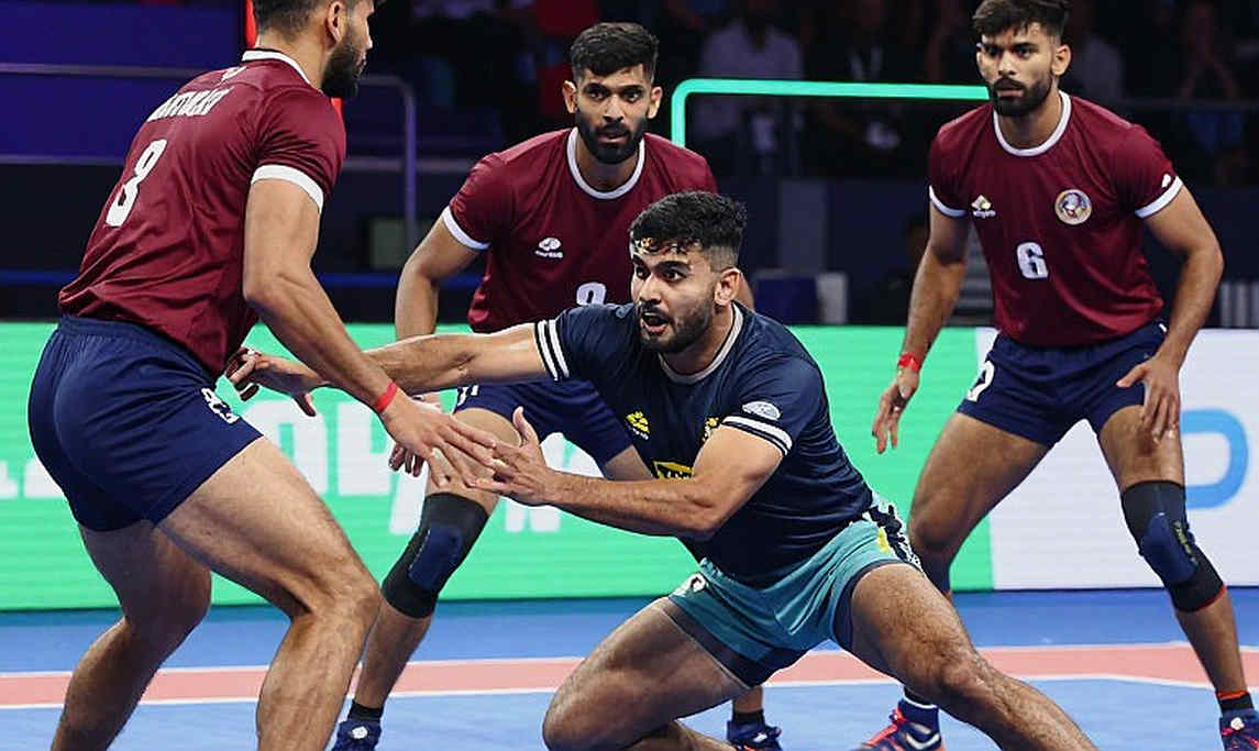 একজন রেইডার, চার ডিফেন্ডার: কমনওয়েলথ কাবাডি চ্যাম্পিয়নশিপ ২০২৬-এর লোগো যেটা বলে না